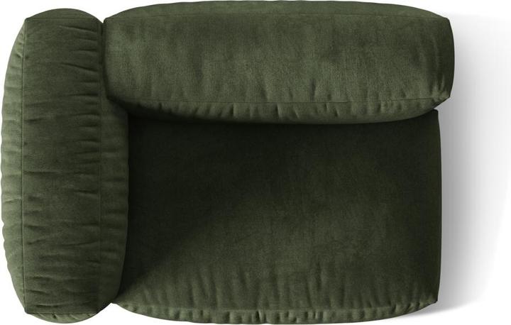 Image du produit Micadoni Chauffeuse Gauche, "Martina", 1 Place, 121x106x75 Fabriqué en Europe (Canapé modulaire, 1 place)