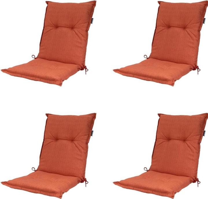 Madison Kussens laag Basic set van 4 terra ca. 105 x 50 cm, 50% katoen / 50% polyester