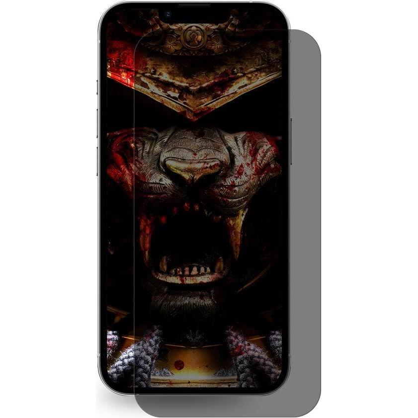 Protectorking 2x Echtes Tempered 9H Panzerhartglas Blickschutz (2 Stück, Apple iPhone 14), Smartphone Schutzfolie
