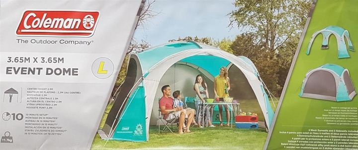 Actual product image Coleman Event Dome Large 3.65 x 3.65 (365 cm, 365 cm)
