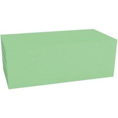 Magnetoplan, Zubehör Präsentieren,  Moderationskarte 20 x 10 cm (B x H) 120g/m² Offsetpapier grün 500 St./Pack.
