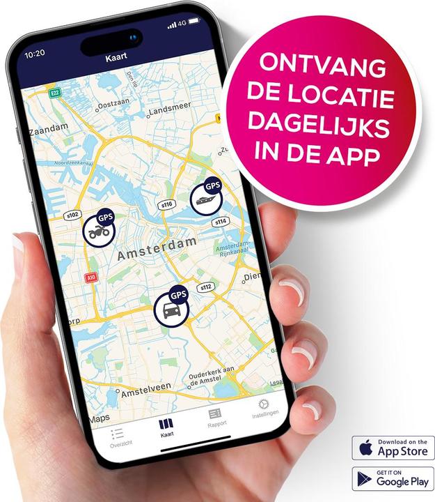 Produktbild Loca 2 GPS Tracker - Geen abonnement nodig - 3 jaar batterijduur - Waterdicht (IP67) - GPS tracker voor A