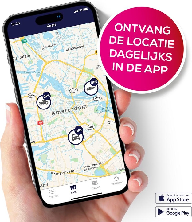 Produktbild Loca 2 GPS Tracker - Geen abonnement nodig - 3 jaar batterijduur - Waterdicht (IP67) - GPS tracker voor A