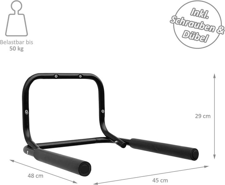 Actual product image Wellgro Wand Velohalter