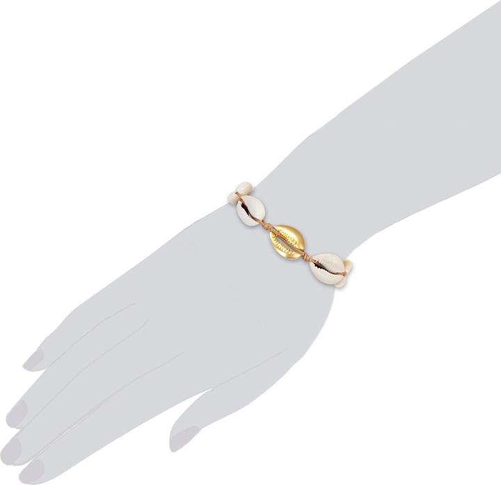 Produktbild Lulu & Jane Damen Muschel Metall-Legierung gelbgold - 29383 (28 cm, Metall-Legierung)