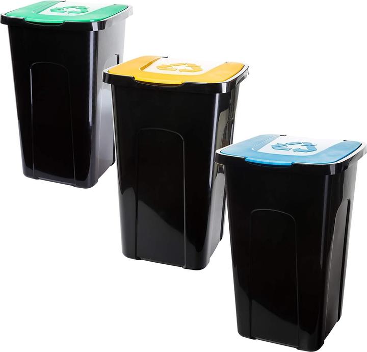 Image du produit 2friends 3er Mülleimer-Set (50 l)