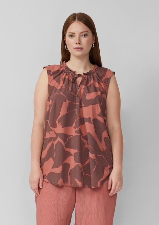 Immagine prodotto s.Oliver Bluse Blusentop mit Rüschenkragen (48)