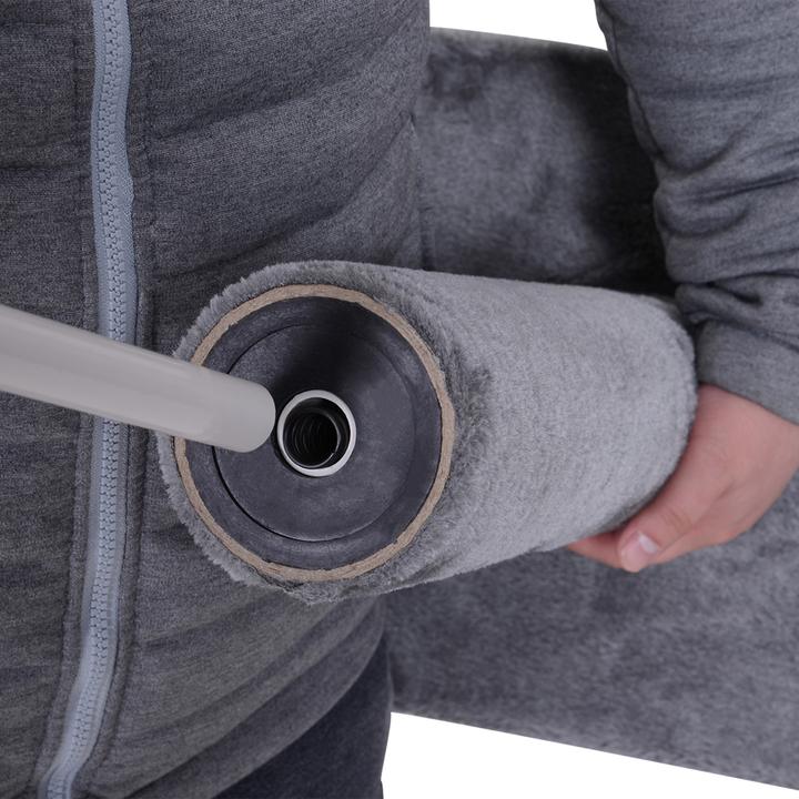 Produktbild PawHut Kratzbaum höhenverstellbar (260 cm, Grau)