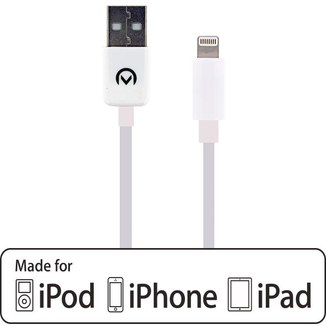 Mobilize PVC USB auf MFi Lightning (1 m), USB Kabel
