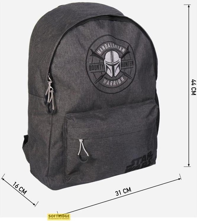Image du produit The Mandalorian sac à dos casual, gris