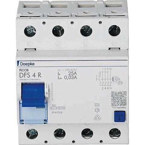Thumbnail - Doepke, Schutzschalter, FISchalter DFS 4 02540,03A R