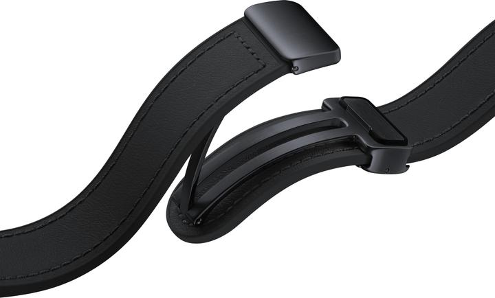 Actual product image Samsung D-Buckle Hybrid Eco Leather Strap (20 mm, Faux leather, Eco-Composite, Galaxy Watch6, Galaxy Watch6 Classic)