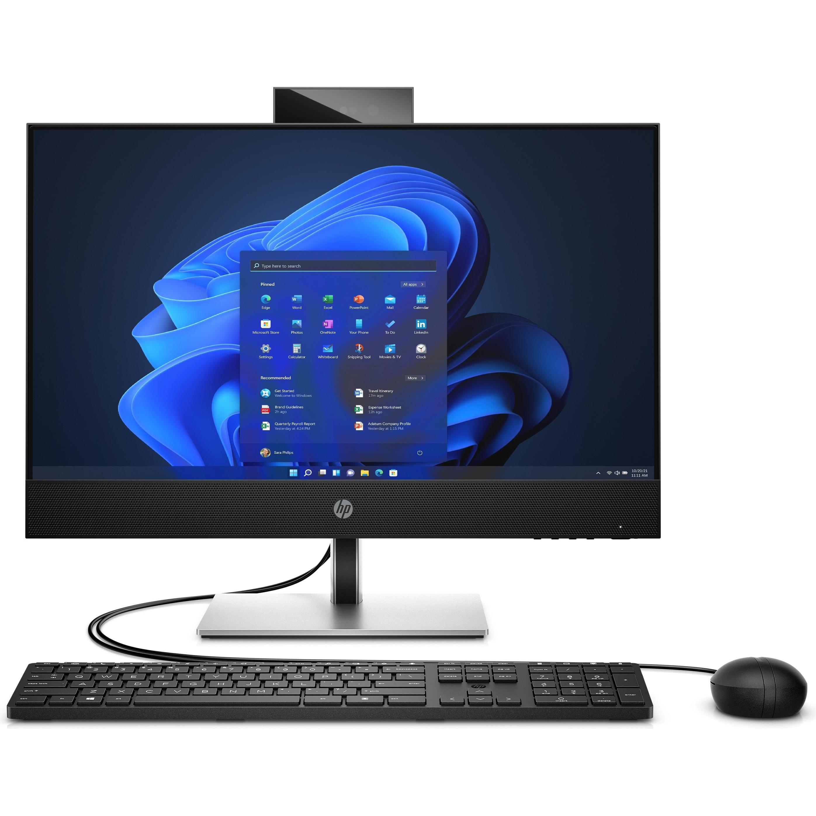 HP ProOne 440 G9 AiO i5-13500T 8Gb (8 GB, 256 GB, UHD Graphics 770), PC, Schwarz