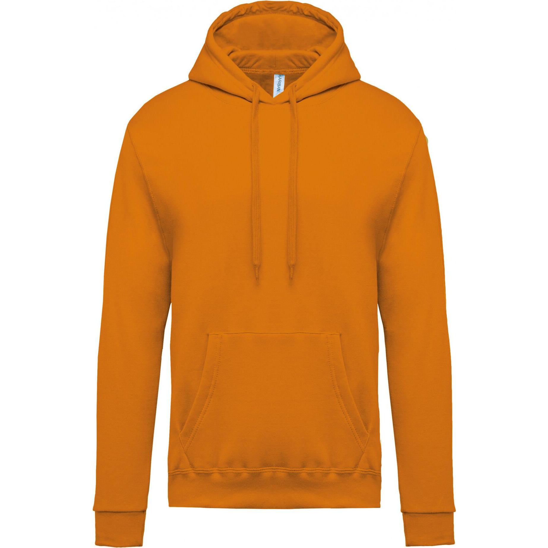 Kariban, Herren, Pullover, Hoodie, Orange, (XL)