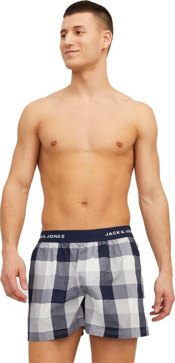 Produktbild Jack & Jones 2er-Pack Karo Boxershorts (XL, 2er Pack)