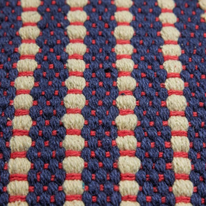 Image du produit Hübsch Mochi Pouf Blue/Multi