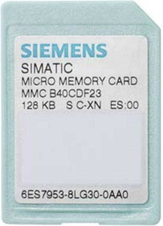 Siemens 6ES7953-8LG31-0AA0 - 0.000128 GB - MMCmicro - Scratch resistant - Green (MMC)