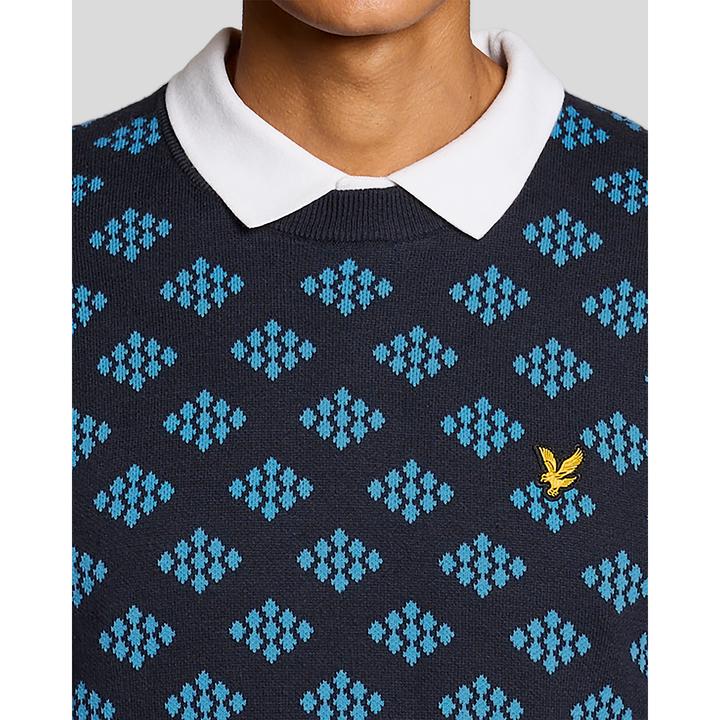Produktbild Lyle and Scott Argyle-Pullover aus Baumwolle (L)