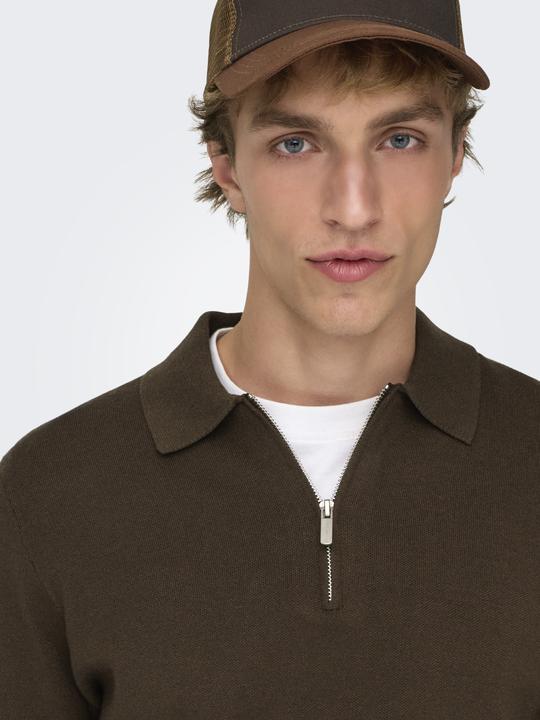 Produktbild Only & Sons Onscooper Reg Ls 12 Half Zip Polo Noos (M)