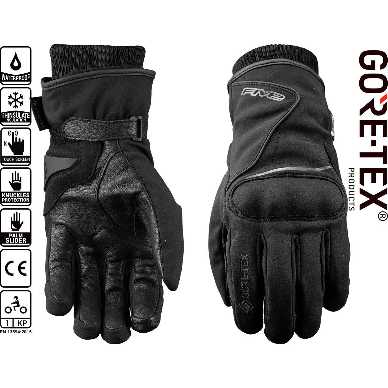 Thumbnail - Five, Motorradhandschuhe, Stockholm GTX (Herren, S)