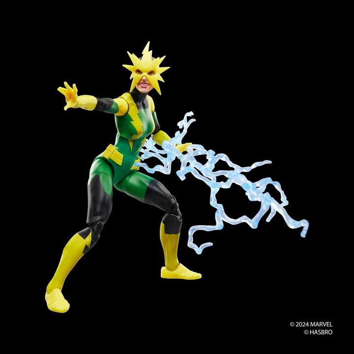 Produktbild Hasbro Spider-Man Marvel Legends Retro Actionfigur Electro (Francine Frye) 15 cm