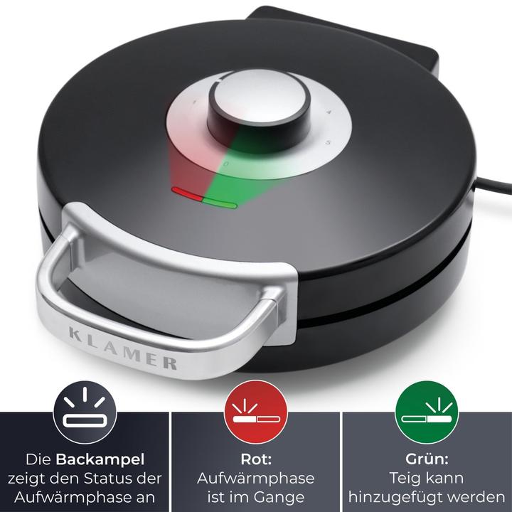 Produktbild KLAMER Waffeleisen Herz