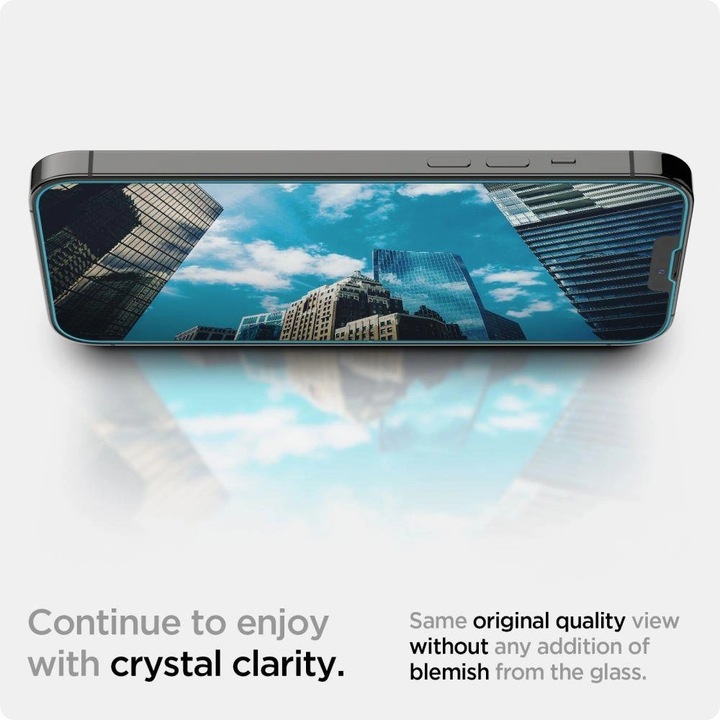 Productafbeelding Spigen Glass.tR EZ Fit (2 Stuk, Apple iPhone 14, Apple iPhone 13, Apple iPhone 13 Pro)