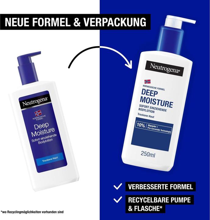 Produktbild Neutrogena Deep Moisture (Körpermilch, 250 ml)