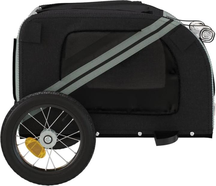 Produktbild vidaXL Fahrradanhänger Hund