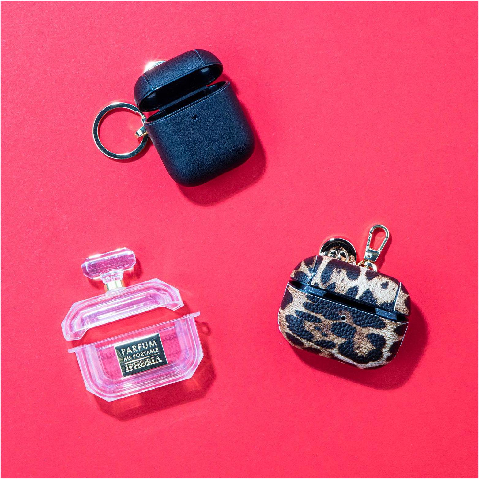 Thumbnail - Iphoria Transportcase Key Chain AirPods (Gen. 1+2) Leo (Kopfhörer Tasche), Kopfhörertasche + Schutzhülle, Mehrfarbig