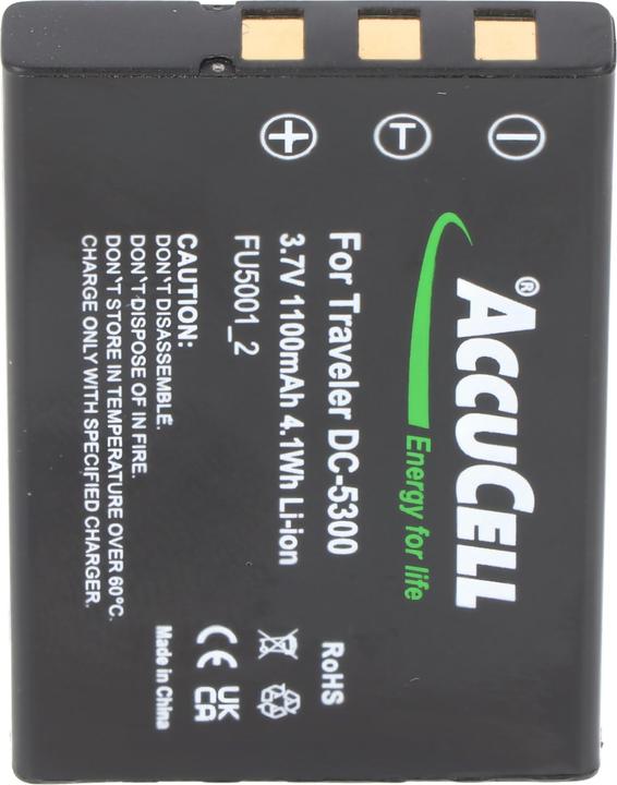 Actual product image Samsung Battery SLB-1137, Digimax V700 (Rechargeable battery)