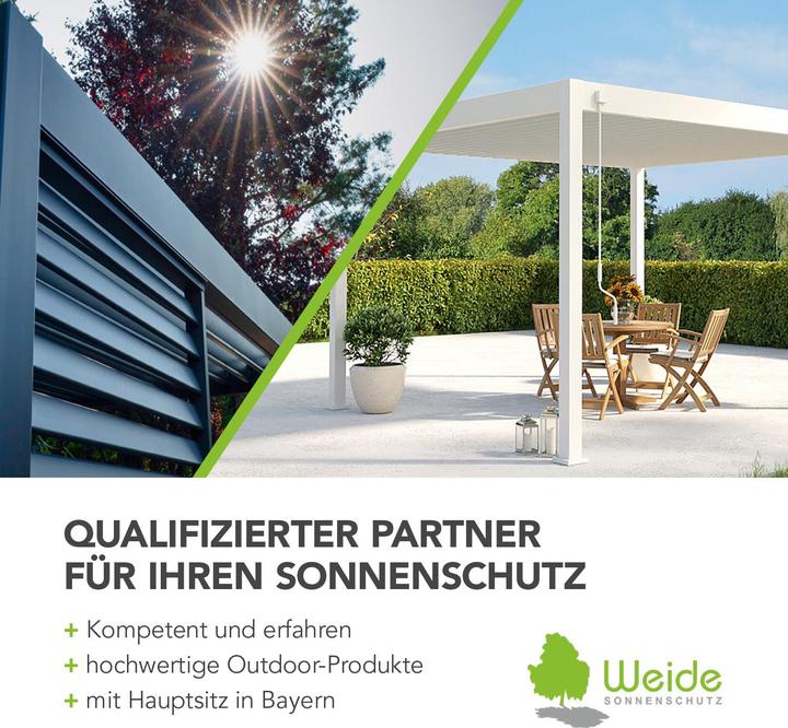 Actual product image Weide Electric sun blind 4m anthracite (370.60 cm, 400 cm)