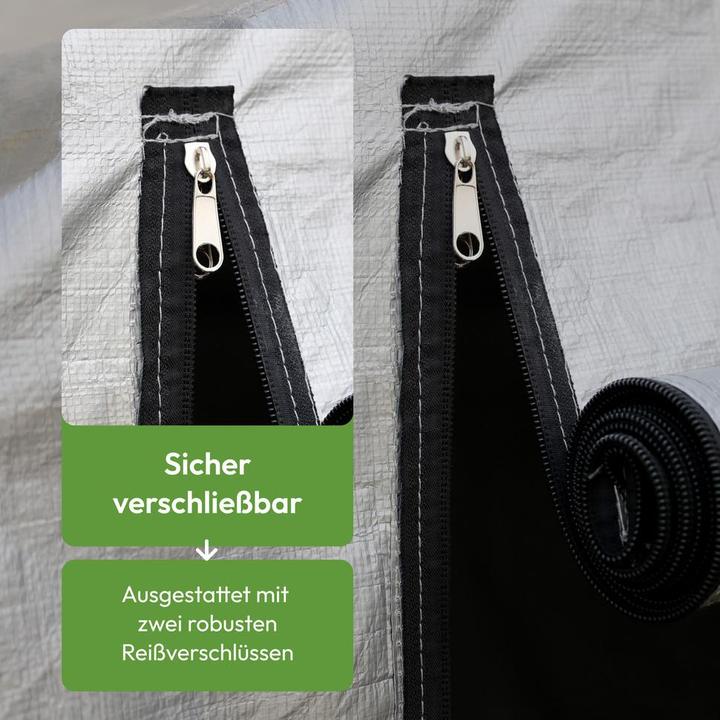 Produktbild Novaterra Fahrrad-Garage, anthrazit 160 x 219 x 165 cm