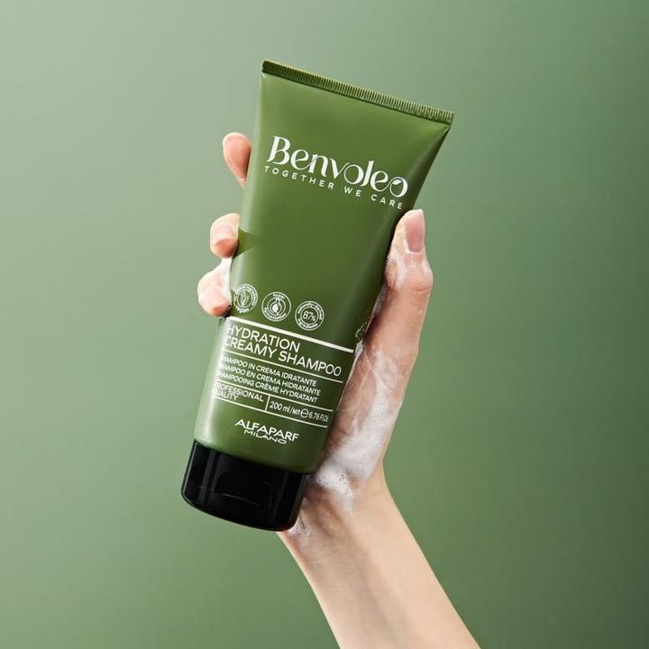 Image du produit Alfaparf Benvoleo Shampooing Hydratant Crémeux pour Cheveux Secs 6.76 FL. Oz. (6760 ml, Shampoing liquide)