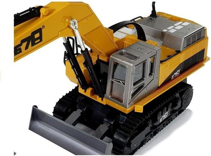 Image du produit Lean Toys RC 2.4G Bagger mit gelbem Licht