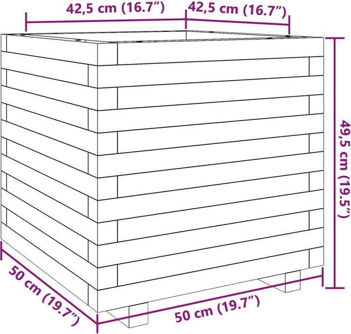 Produktbild vidaXL Pflanzkübel