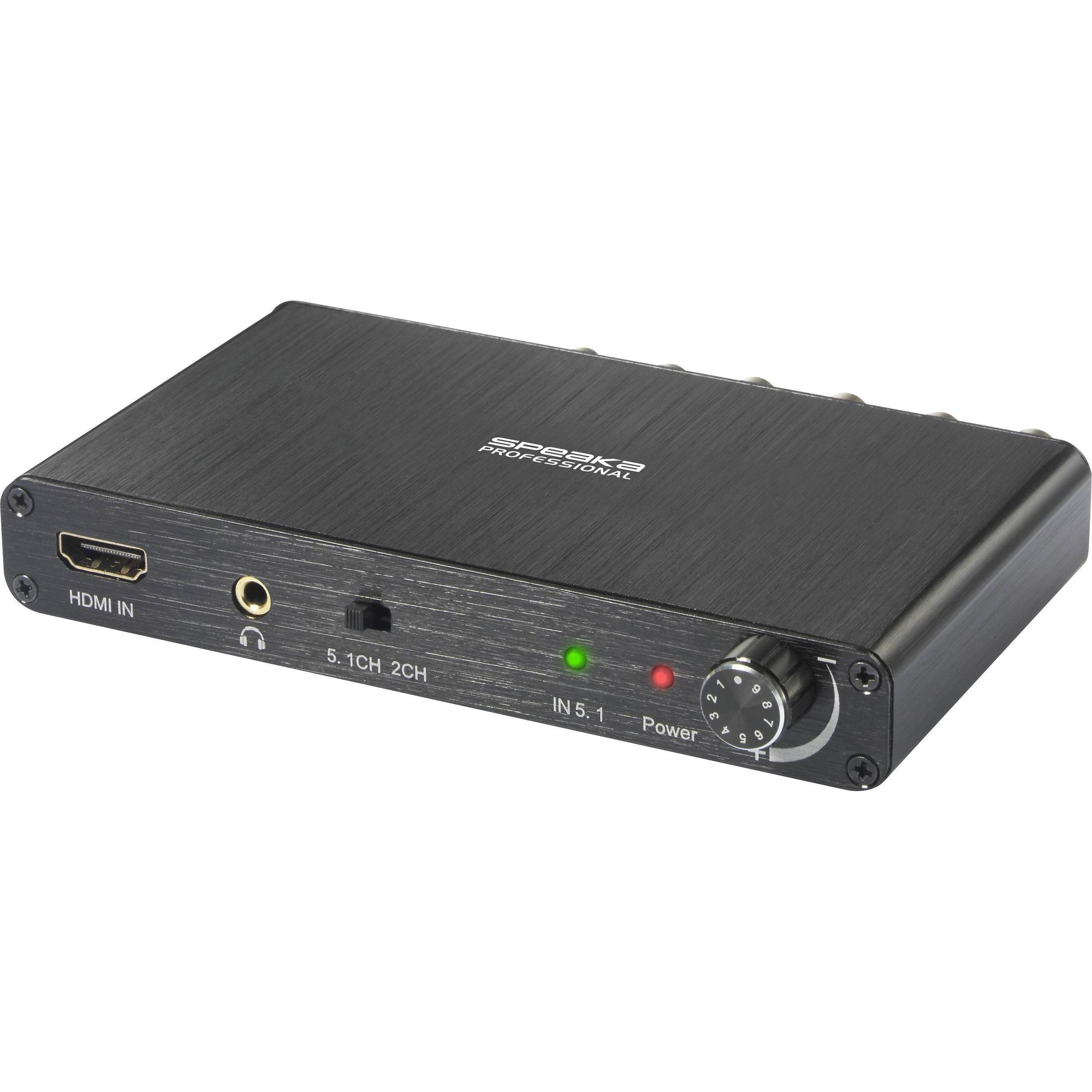 SpeaKa Professional Estrattore audio (HDMI, Switch box