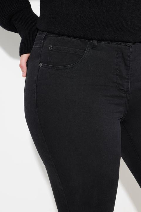 Produktbild Ulla Popken Jeans Sarah, schmales Bein, Stretchdenim, Saumschlitz (42)