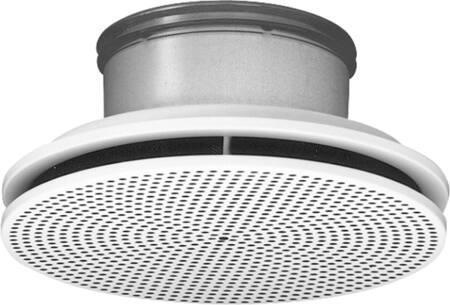 Produktbild Lindab Deckenleuchte PCA 250 (RAL9003), rund mit Lochblech, für horizontale Zu- und Abluft.