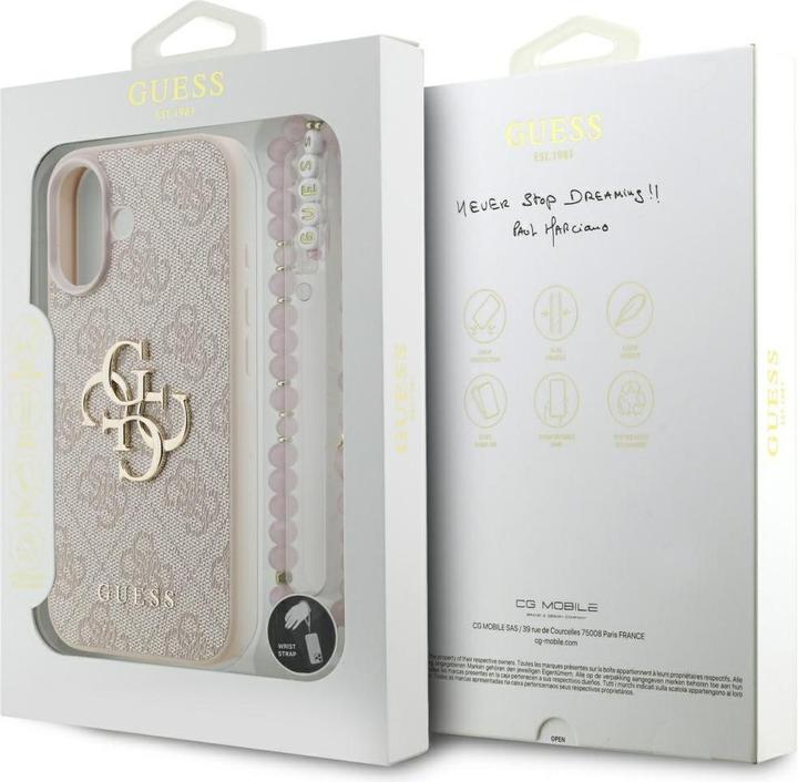 Produktbild Guess 4G Strap 4G Classic Logo Case for iPhone 17 Pink