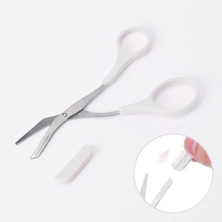Image du produit Cbx Ciseaux à sourcils avec peigne, tondeuse à sourcils (12.50 cm)