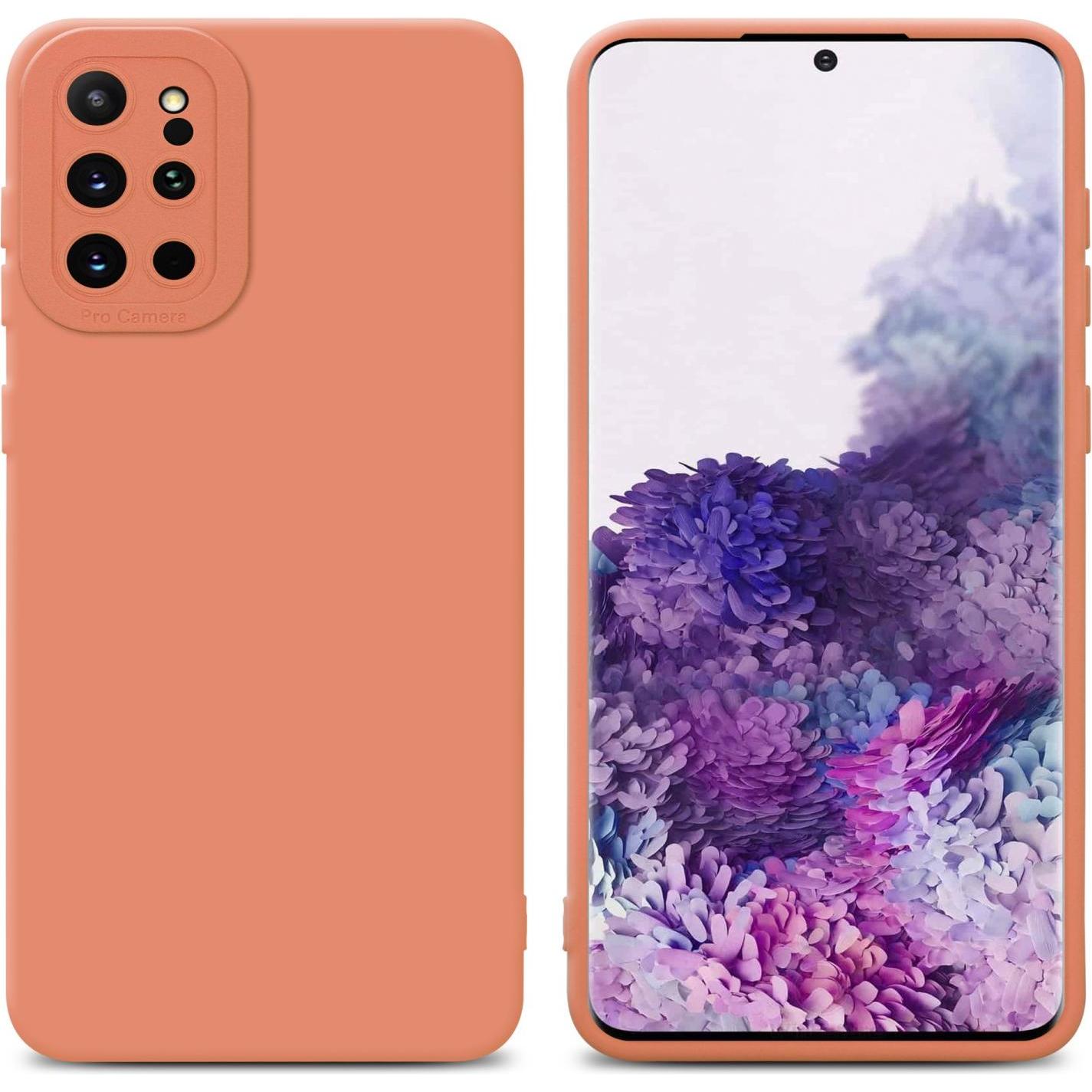 Cadorabo Hülle für Samsung Galaxy S20 PLUS im TPU Fluid LM162 Style (Samsung Galaxy S20+), Smartphone Hülle, Orange
