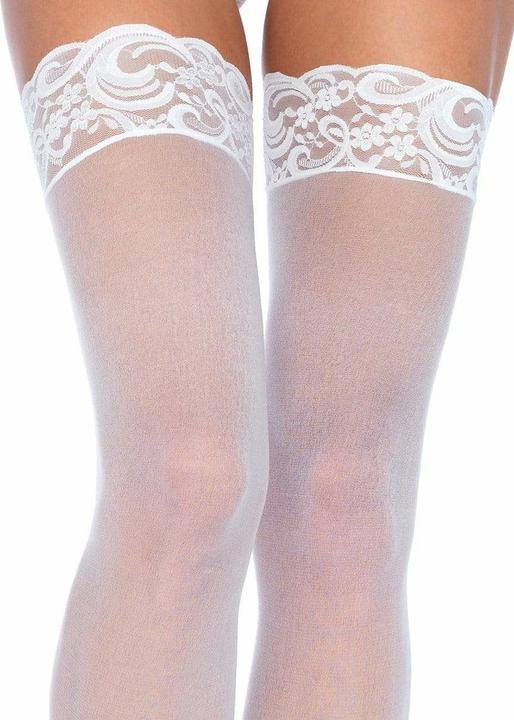 Produktbild Leg Avenue Straps-Strümpfe mit Spitze (46, 48, 50)