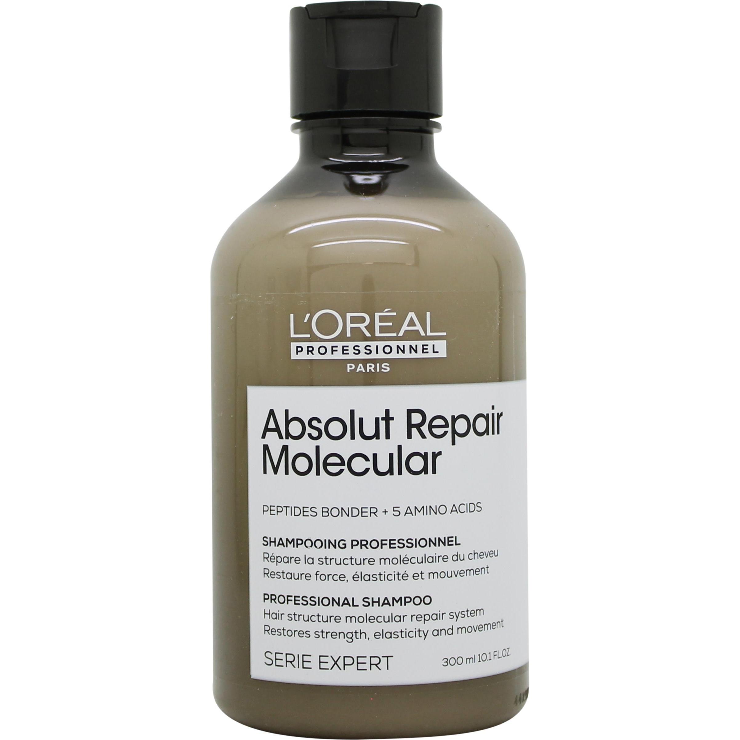 L'Oréal Professionnel, Shampoo, L ÌOréal Professionnel - Shampoo per capelli danneggiati Absolut Repair Molecular (Shampoo (300 ml, Shampoo liquido)