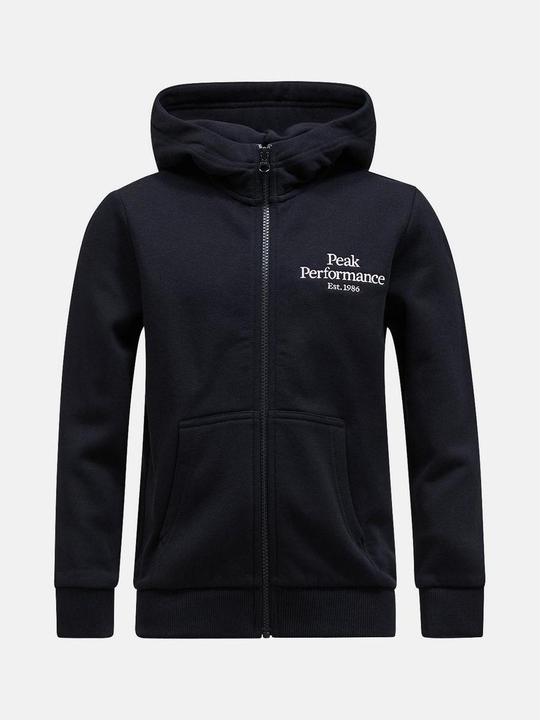 Produktbild Peak Performance Jr Original Zip Hood Schwarz (140)