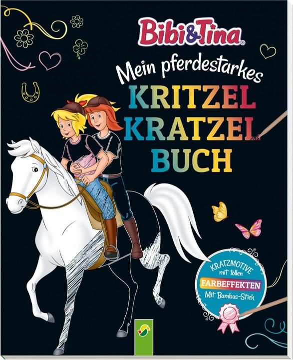 Image du produit Bibi & Tina - Mein pferdestarkes Kritzel-Kratzel-Buch