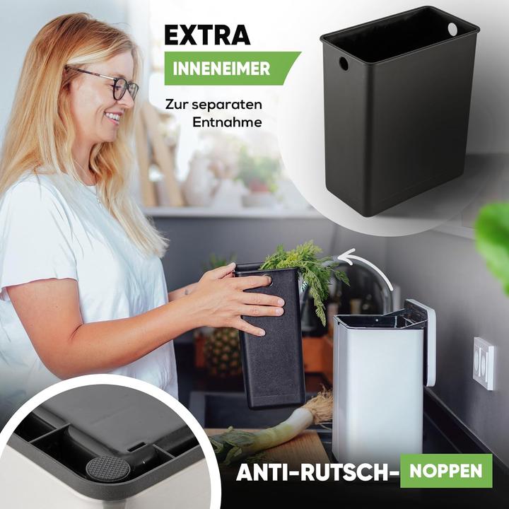 Immagine prodotto equipps Komposteimer mit Geruchsfilter (6 l)