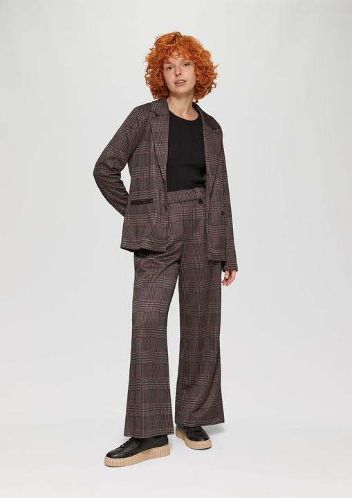 Actual product image S.Oliver Indoor-Blazer Karierter Blazer aus Viskosemix (Frequency band 38 (2600 MHz))