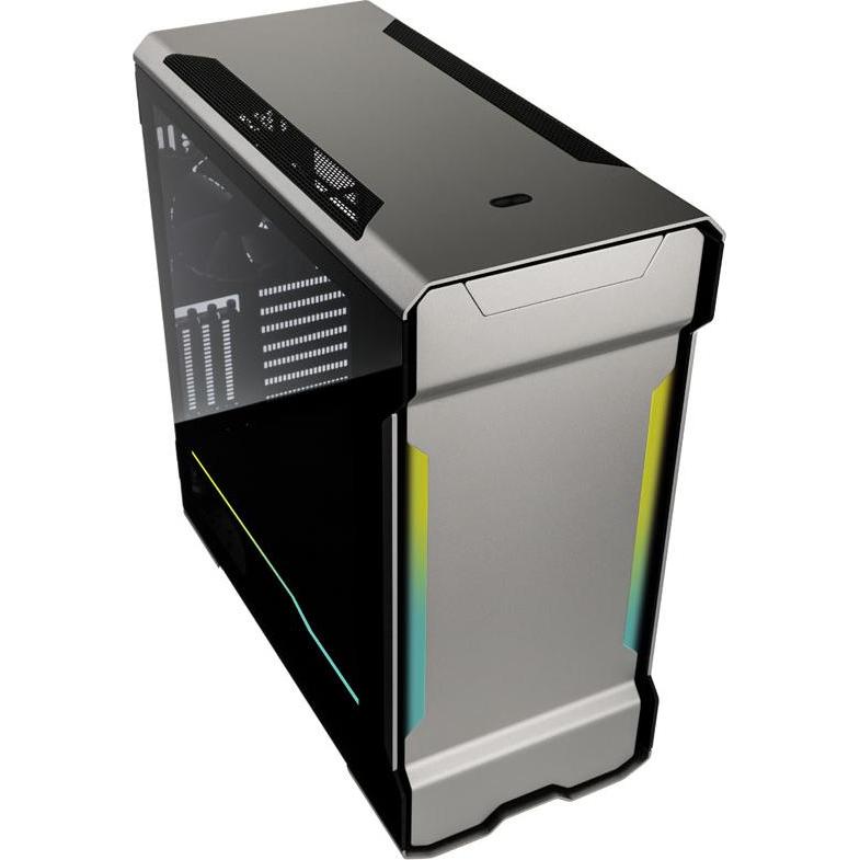 Thumbnail - Phanteks Enthoo Evolv X, TG, RGB-LED-Anzeige (ATX, mATX, Mini-ITX, E-ATX), PC Gehäuse, Silber