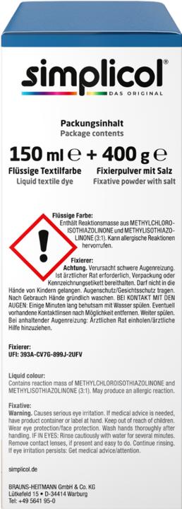 Produktbild Simplicol Textilfarbe (Flüssigwaschmittel)